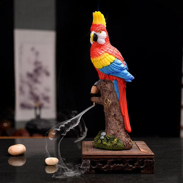 Parrot Backflow Incense Burner